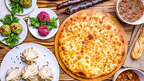 georgian-cuisine-foodset-from-khachapuri--khinkali--pkhali--dolma--lobio-top-view-12919699